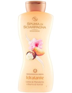 spuma di sciampagna bagnodoccia crema - 650ml - latte di mandorla e karite': tuttocasashop.it: igiene e cura della persona