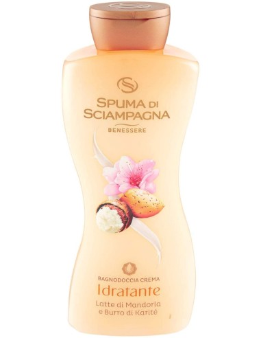 spuma di sciampagna bagnodoccia crema - 650ml - latte di mandorla e karite': tuttocasashop.it: igiene e cura della persona