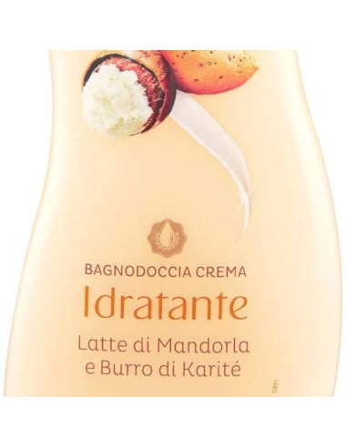 spuma di sciampagna bagnodoccia crema - 650ml - latte di mandorla e karite': tuttocasashop.it: igiene e cura della persona