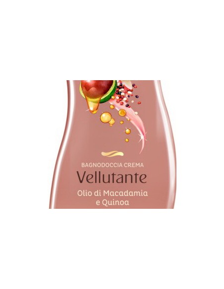 spuma di sciampagna bagnodoccia crema - 650ml - olio di macadamia e quinoa: tuttocasashop.it: igiene e cura della persona