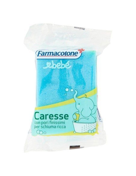 farmacotone bebe' spugna da bagno - extra soffice - 13x9x6cm: tuttocasashop.it: igiene e cura della persona