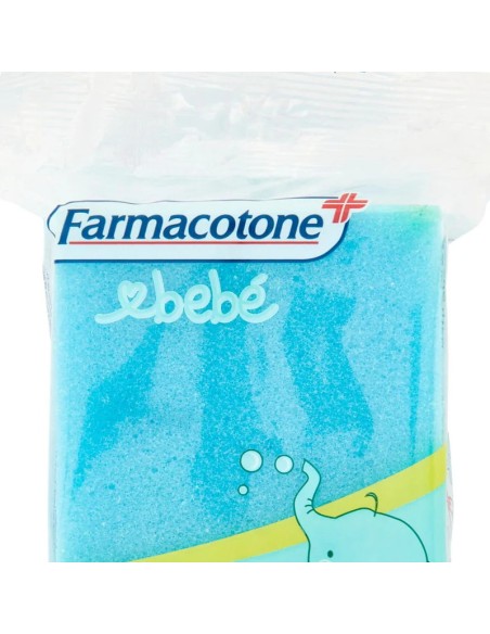 farmacotone bebe' spugna da bagno - extra soffice - 13x9x6cm: tuttocasashop.it: igiene e cura della persona