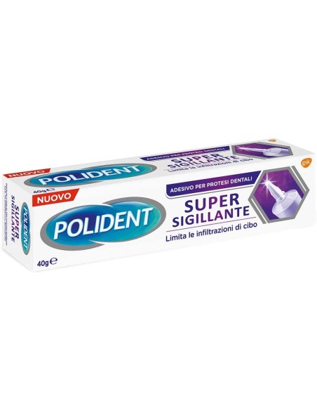 polident crema adesiva per dentiere - tubo da 40 grammi - super sigillante: tuttocasashop.it: igiene e cura della persona
