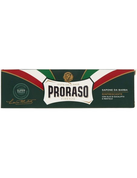 proraso sapone da barba tubo 150ml - rinfrescante olio di eucalipto mentolo: tuttocasashop.it: igiene e cura della persona