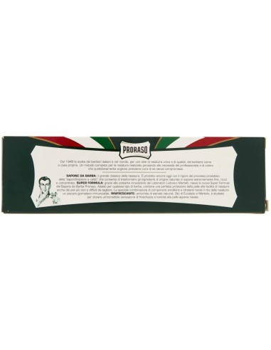 proraso sapone da barba tubo 150ml - rinfrescante olio di eucalipto mentolo: tuttocasashop.it: igiene e cura della persona