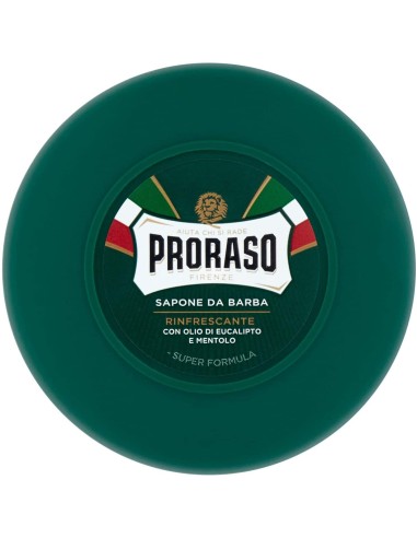 proraso sapone da barba vaso 150ml - rinfrescante olio di eucalipto mentolo: tuttocasashop.it: igiene e cura della persona