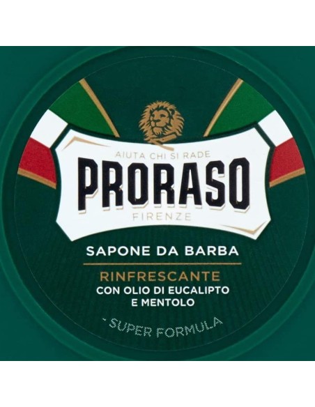proraso sapone da barba vaso 150ml - rinfrescante olio di eucalipto mentolo: tuttocasashop.it: igiene e cura della persona