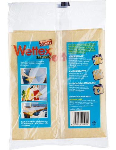 wettex extra multiuso panno scamosciato sintetico - 35x40cm - extravetri: tuttocasashop.it: pulizia e cura della casa