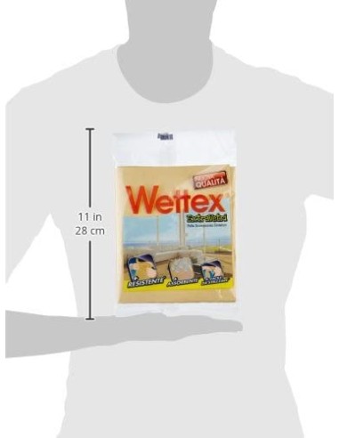 wettex extra multiuso panno scamosciato sintetico - 35x40cm - extravetri: tuttocasashop.it: pulizia e cura della casa