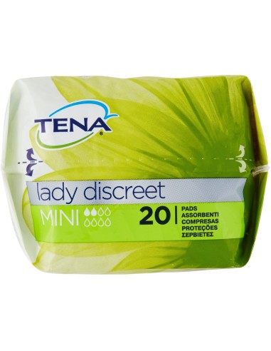 tena lady assorbenti - 20 pezzi - mini: tuttocasashop.it: igiene e cura della persona