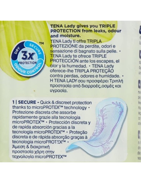 tena lady assorbenti - 20 pezzi - mini: tuttocasashop.it: igiene e cura della persona