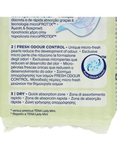 tena lady assorbenti - 20 pezzi - mini: tuttocasashop.it: igiene e cura della persona