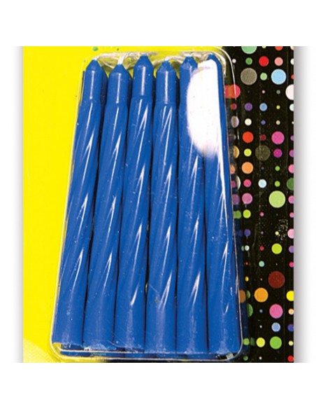 kimono candeline compleanno per torta - 12 pezzi - azzurro: tuttocasashop.it: carta & monouso