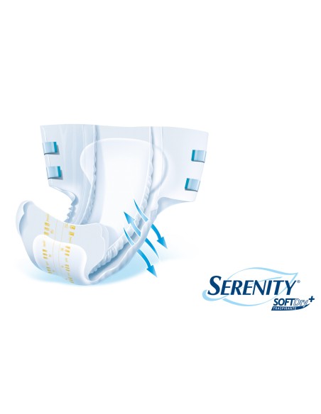 serenity pannoloni mutandina per incontinenti - 30 pezzi - extra - taglia l: tuttocasashop.it: igiene e cura della persona