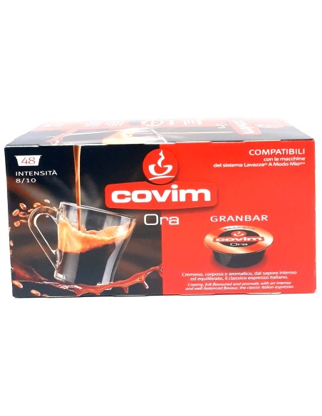 covim ora caffe' - 48 capsule granbar - compatibili lavazza a modo mio: tuttocasashop.it: altro - bazar