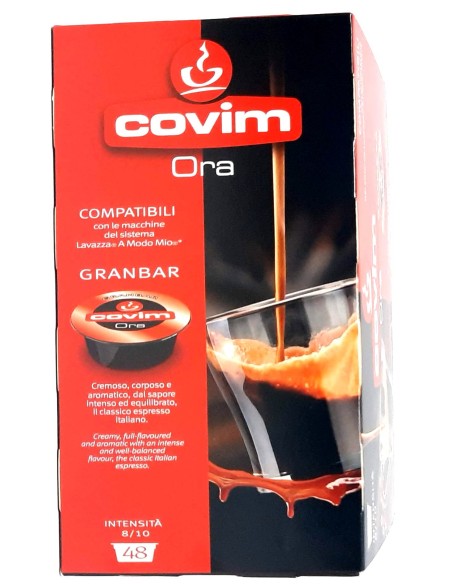 covim ora caffe' - 48 capsule granbar - compatibili lavazza a modo mio: tuttocasashop.it: altro - bazar