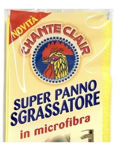 chanteclair super panno sgrassatore in microfibra - senza graffi e aloni: tuttocasashop.it: pulizia e cura della casa