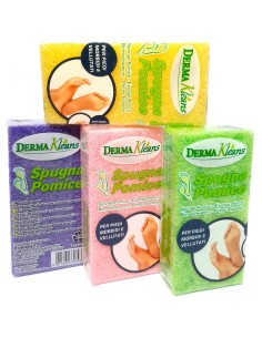 derma kleans spungna pomice - 5x10x2.5cm - colori assortiti: tuttocasashop.it: igiene e cura della persona