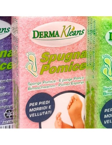 derma kleans spungna pomice - 5x10x2.5cm - colori assortiti: tuttocasashop.it: igiene e cura della persona