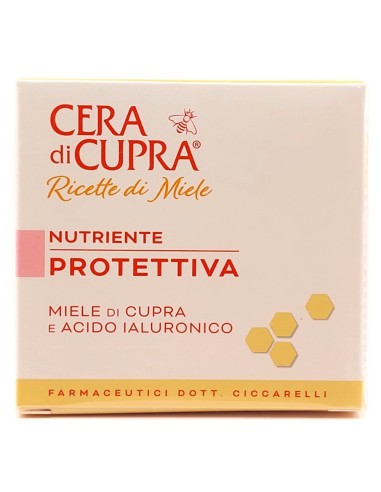 cera di cupra crema viso 50ml nutriente protettiva miele e acido ialuronico: tuttocasashop.it: igiene e cura della persona