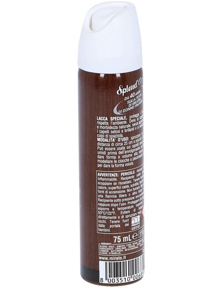 splend'or lacca - formato mini 75ml - forte - viaggio - travel size: tuttocasashop.it: igiene e cura della persona
