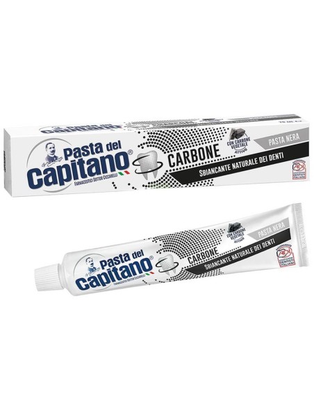pasta del capitano dentifricio 100ml - carbone - sbiancante naturale: tuttocasashop.it: igiene e cura della persona