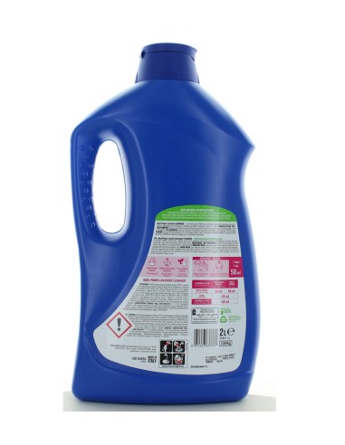 dual power detersivo liquido lavatrice - 40 lavaggi 2000ml - flamingo: tuttocasashop.it: prodotti per bucato e tessuti