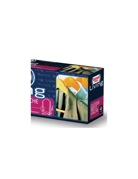 domopak living custodie profumate 65x95cm - 4 pezzi - abiti e giacche: tuttocasashop.it: prodotti per bucato e tessuti