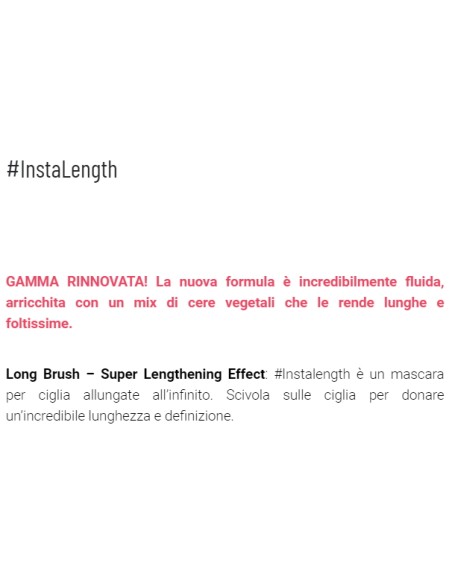 astra instalength mascara volume + lunghezza - long brush - 01 nero: tuttocasashop.it: igiene e cura della persona