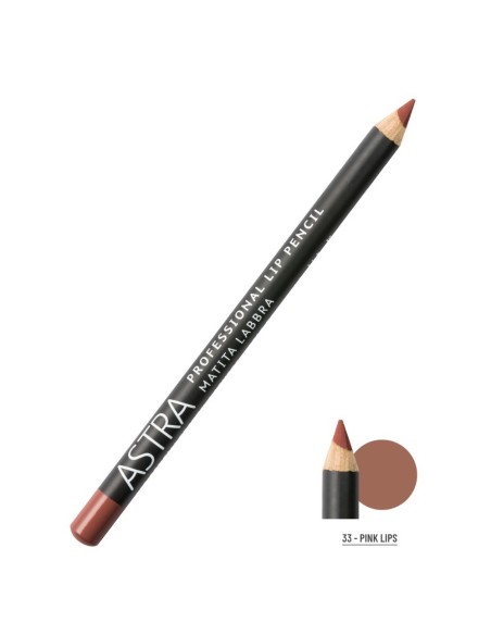 astra professional lip pencil - matita labbra - 33 - pink lips: tuttocasashop.it: igiene e cura della persona