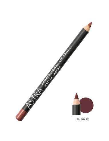 astra professional lip pencil - matita labbra - 36 - dark red: tuttocasashop.it: igiene e cura della persona