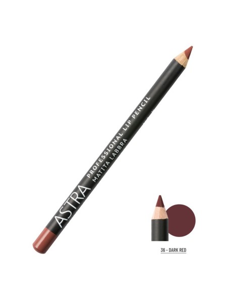 astra professional lip pencil - matita labbra - 36 - dark red: tuttocasashop.it: igiene e cura della persona