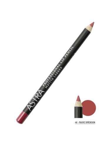 astra professional lip pencil - matita labbra - 46 - mauve dimension: tuttocasashop.it: igiene e cura della persona