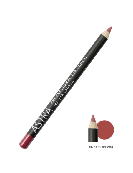 astra professional lip pencil - matita labbra - 46 - mauve dimension: tuttocasashop.it: igiene e cura della persona