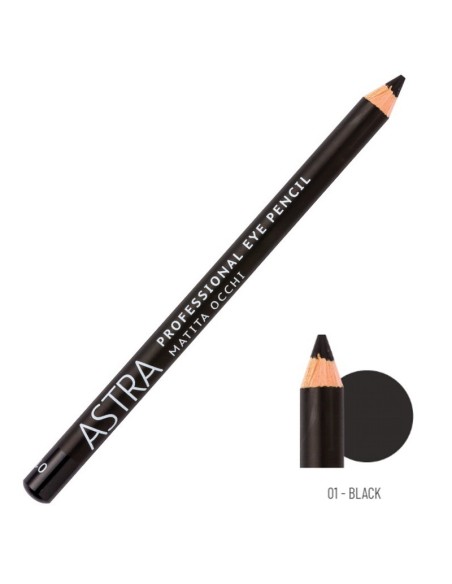 astra professional eye pencil - matita occhi - 01 nera: tuttocasashop.it: igiene e cura della persona