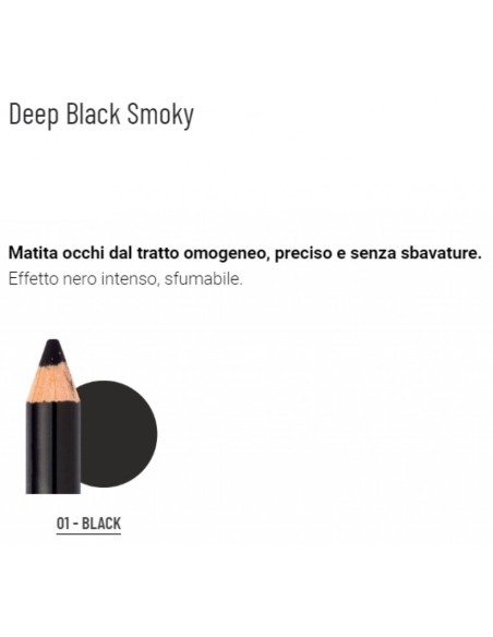 astra deep black smoky - matita occhi sfumabile morbida - nera: tuttocasashop.it: igiene e cura della persona