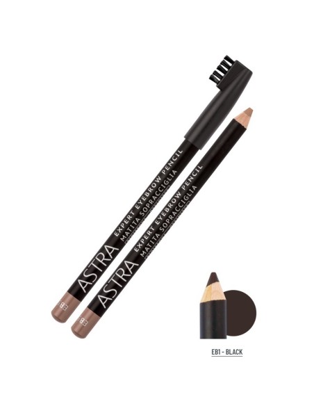 astra expert eyebrown pencil - matita sopracciglia - eb1 - black: tuttocasashop.it: igiene e cura della persona