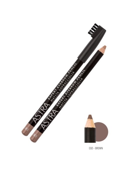 astra expert eyebrown pencil - matita sopracciglia - eb3 - brown: tuttocasashop.it: igiene e cura della persona