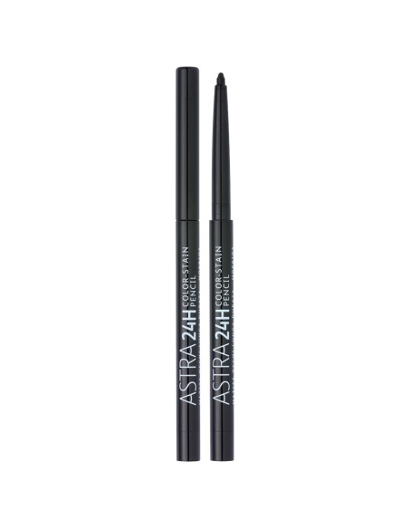 astra 24h eye color-stain pencil - matita occhi lunga durata morbida - nera: tuttocasashop.it: igiene e cura della persona