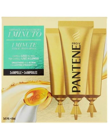 pantene pro-v ampolle trattamento capelli - 15ml - 3 pezzi - capelli lisci: tuttocasashop.it: igiene e cura della persona