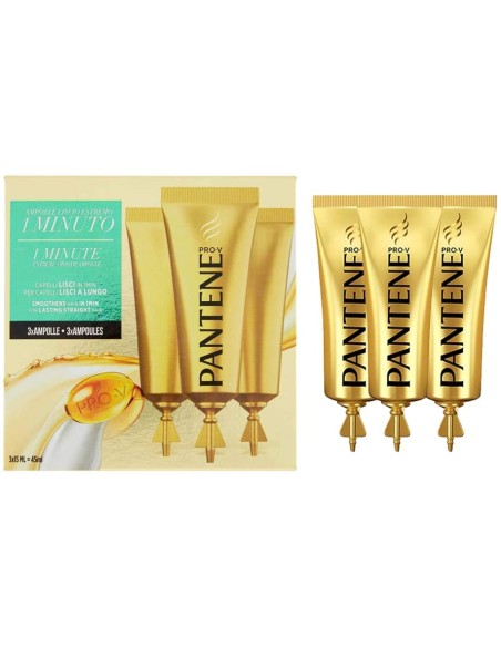 pantene pro-v ampolle trattamento capelli - 15ml - 3 pezzi - capelli lisci: tuttocasashop.it: igiene e cura della persona