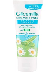 glicemille crema mani - tubo da 100ml - idratante con bio camomilla e aloe: tuttocasashop.it: igiene e cura della persona