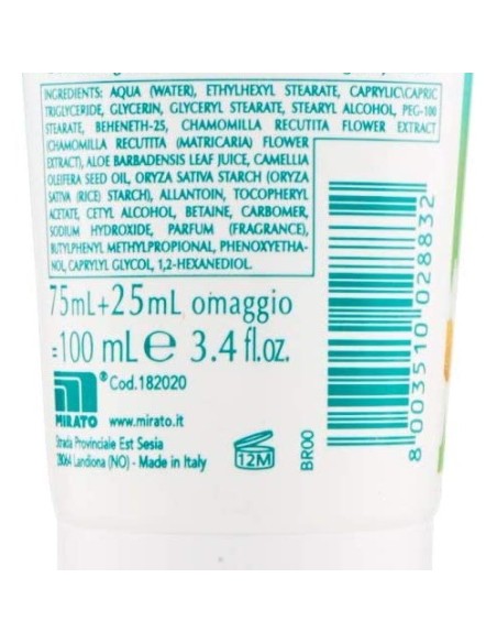 glicemille crema mani - tubo da 100ml - idratante con bio camomilla e aloe: tuttocasashop.it: igiene e cura della persona