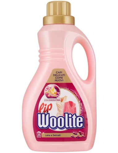 lip woolite detersivo lavatrice e a mano - 1500ml - rosa - lana e delicati: tuttocasashop.it: prodotti per bucato e tessuti