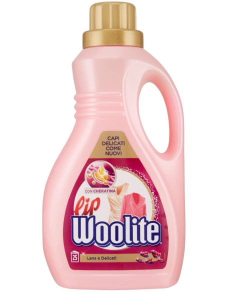 lip woolite detersivo lavatrice e a mano - 1500ml - rosa - lana e delicati: tuttocasashop.it: prodotti per bucato e tessuti