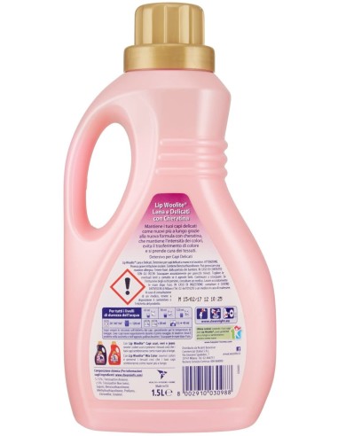 lip woolite detersivo lavatrice e a mano - 1500ml - rosa - lana e delicati: tuttocasashop.it: prodotti per bucato e tessuti