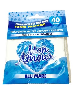mon amour profumatore - 12 grammi - blu - per armadi cassetti asciugatrici: tuttocasashop.it: prodotti per bucato e tessuti