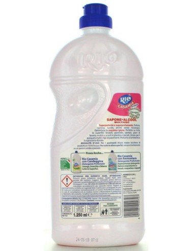 rio casamia 1250ml marsiglia - pavimenti e superfici - sapone + alcool: tuttocasashop.it: pulizia e cura della casa
