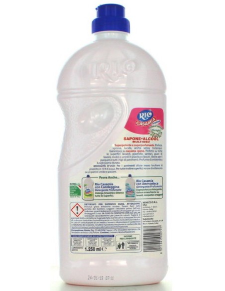 rio casamia 1250ml marsiglia - pavimenti e superfici - sapone + alcool: tuttocasashop.it: pulizia e cura della casa