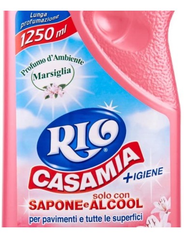 rio casamia 1250ml marsiglia - pavimenti e superfici - sapone + alcool: tuttocasashop.it: pulizia e cura della casa